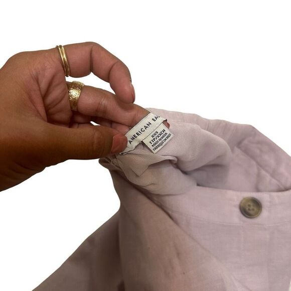 American Eagle XXS Lilac Lavender Boho Cottagecore Button Midi Skirt - Picture 7 of 10